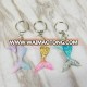 Mermaid Tail Kids Keychain Sequins Keyring Decorative Pendants for Women Bags Car Key Phone Accessories Wedding Party Mom Gifts