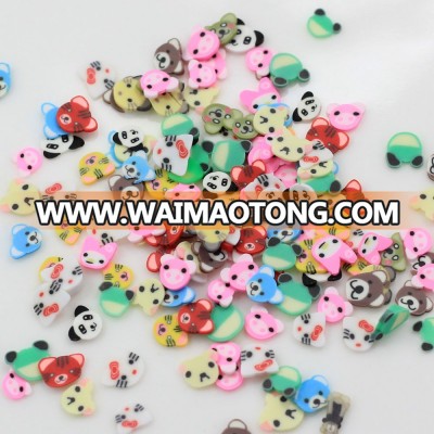 Cute Hot Selling Clay Sprinkles Colorful Animal Polymer Sprinkles for Crafts Making, DIY