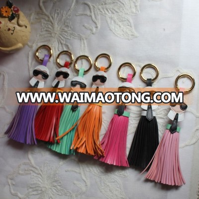 Handmade Keychain With Fringes For Bag Decoration